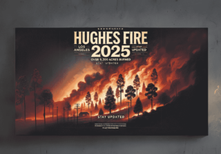 Hughes Fire Los Angeles 2025